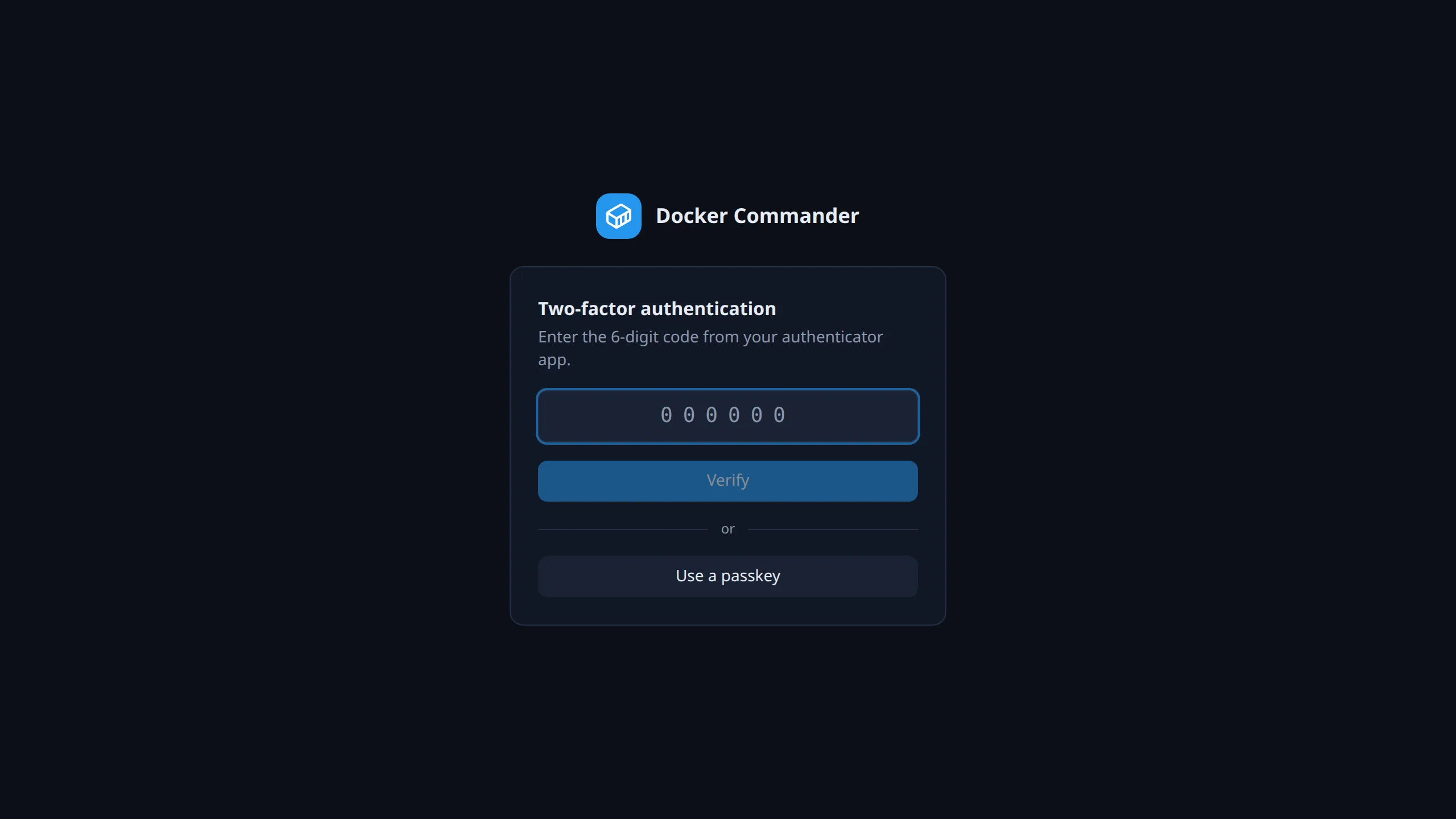Two-factor step